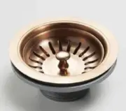 Oliveri COPPER BASKET WASTE Circular, Stainless Steel