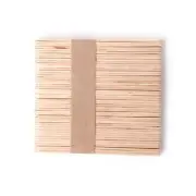 50PCS Wooden Waxing Wax Spatula Tongue Depressor Disposable Bamboo Sticks