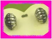BRIGHTON SULTAN Filigree Silver Post Hoop Drop Retired EARRINGS Nwtag