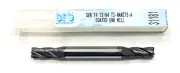 SGS 13/64" Carbide Double End Mill 4 Flute TA Coating USA Made