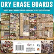 Renegade Games: Hadrian’s Wall & The Anarchy - Dry Erase Boards - 4 Double-Side Reusable Boards, Strategy Euro Game Accessory Pack, Garphill Games