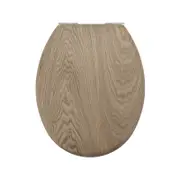 Loo With A View Natural Oak Timber Veneer Toilet Seat