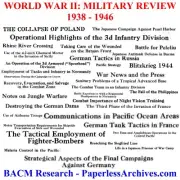 World War II: Military Review 1938 - 1948 USB Drive