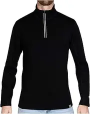 [MERIWOOL] Mens Base Layer 100% Merino Wool Heavyweight 400g Half Zip Sweater for Men