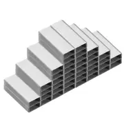 Staples for Stapler, 8 Pack #10 Mini 3/16 Inch Length Staples, Silver