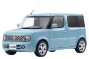 Kyosho Samurai 1/18 Nissan Cube KSR18060AB Light Blue Car New
