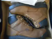 Wolverine Men's Durbin Waterproof Steel-Toe Brown Boots W05483 11.5M 11 1/2 D