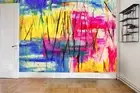 3D Abstract Color Graffiti Wallpaper Wall Murals Removable Wallpaper 324