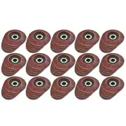 150 x Flap Discs 40, 60 & 80 Grit Angle Grinder 4.5" 115mm Flat Sanding Grinding