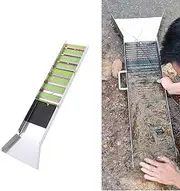 50in Gold Sluice Box, Folding Aluminum Alloy Sluice Box Tool, Portable Gold Prospecting Equipment for Gold Mining, Panning, Dredging, River, Creek