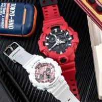 在飛比找momo購物網優惠-【CASIO 卡西歐】G-SHOCK x BABY-G 經典