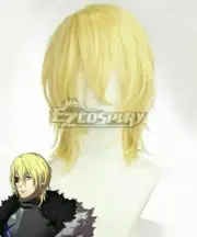 Fire Emblem: Three Houses Dimitri Alexandre Bladud Golden Cosplay Wig&
