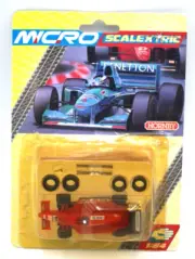 Rare Early Micro Scalextric HO Slot Car FIAT FERRARI #28 Indy F1 Agip 1/64 G079