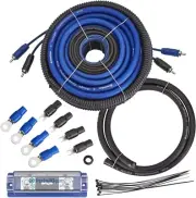 InstallGear 4 Gauge Amp Kit - Amp Kit with Amplifier Installation Wiring True -