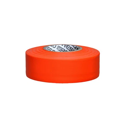 Presco PresGlo Arctic Roll Flagging Tape: 1-3/16 in. x 50 yds. (Neon Orange)