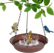 Hanging Bird Bath for Outside, Hanging Birdbath & Bird Feeder for Outdoors, Bir