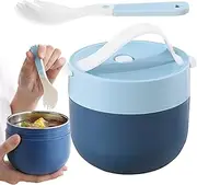 Thermal Soup Glass Vacuum Isolum Food Container, Hot Food Bottle Leak-Proof Lunch Thermosemos, Stainless Steel Soup Cup, Portable Thermal Bowl, Hot Food Glass