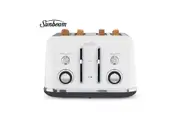 Sunbeam Alinea 4-Slice Toaster - Ocean Mist White