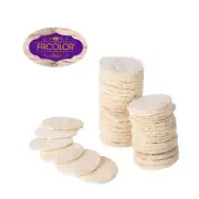 50 pcs Makeup remover Pad bath sponges for shower Loofah Exfoliating