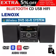 Bluetooth FM Radio HiFi Music CD Player Stereo Speaker System USB Port MP3 Home