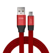 Memory Elasticity Flat Fast Charging Data Cable 1M For Oneplus 6 5t Xiaomi Mi8 Mi A1 S9+
