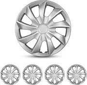 I1MOTOR Hubcaps 16", Wheel Rim Cover Universal R16 Hub Caps, Snap On Car Pickup Truck SUV, Wheel Covers, 4 Pack, Lacquer