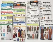 Lot of 26 Simplicity Patterns 2000s Ladies Mixed Sizes Uncut FF