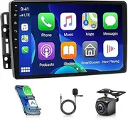 Android 14 Car Radio Stereo for GMC Sierra Yukon for GMC Acadia 2009-2011,for Chevr-olet Silverado Tahoe Traverse,for Buick Enclave 10 IPS Touch Screen CarPlay/Android Auto GPS,Backup Camera, 2G+32G