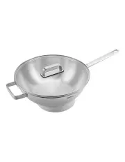 [WOLL] Wok with Lid & Helper Gift Boxed 30cm in Stainless Steel
