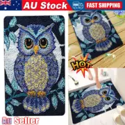 Owl Latch Hook Craft Kit DIY Rug Carpet Needlework Home Decor Carpet Making QG