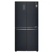 LG 530 Litre French Door Refrigerator - Matte Black
