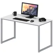 Computer Desk Laptop Table, Modern Sturdy Office Writing Desk Notebook Study Desk for Home Office Workstation