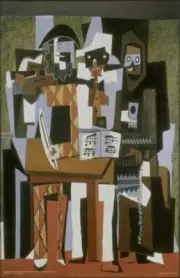 Three Musicians by Pablo Picasso Poster 11" x 17"