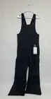 Halfdays Women Size M Black Carson Bib Full Size Overalls Primaloft Insulation
