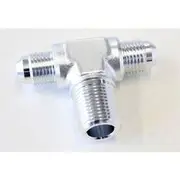 Aeroflow Tee with NPT On Side 3/8" to -6AN, AF825-06-06S
