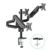 mbeat ACA-MMA-TGC01K activiva ErgoLife Triple Monitor Screen Gas Spring Monitor Arm