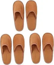 Healvian Comfortable Disposable Slippers 3 Pairs Cotton Home Slippers Ladies Men's Bathroom