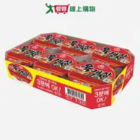 在飛比找蝦皮商城優惠-韓國不倒翁 蔥燒牛肉麵碗麵(86G/6入)【愛買】