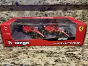 2024 Bburago Team Ferrari LeClerc Sainz 1:43 Formula One Set NIB