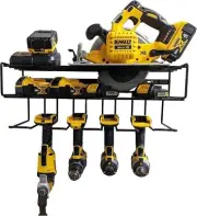 PSHK056-B Floating Tool Shelf & Organizer | Wall Mounted Garage Storage Rack