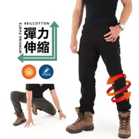在飛比找momo購物網優惠-【JU SHOP】高磅柔感耐磨彈力工作褲