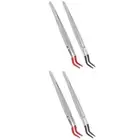 2 Pack Duo Lash Glue Lighted with Magnifier Stamp Tweezers Work