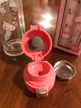 現貨/預購 Hello Kitty 304不鏽鋼茶葉過濾雙層玻璃隨行杯 環保保溫瓶
