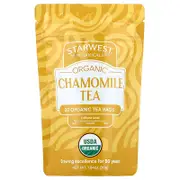 Starwest Botanicals, Organic Chamomile Tea, Caffeine Free, 20 Organic Tea Bags, 1.4 oz (30 g)