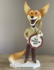 HENRY the FOX Morland Brewery OLD SPECKLED HEN English Pale Ale 12” Bobblehead