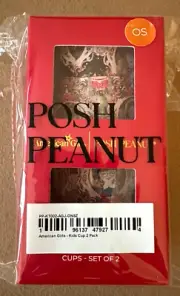 Posh Peanut x American Girl Kids' Cups (Set Of 2) Kirsten Felicity Molly Kit New