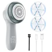 Fabric Shaver Defuzzer, Portable Lint Remover for Clothes, 2 Modes Rechargeab...