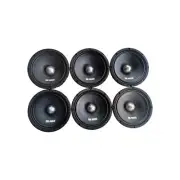 6x KM Audio KMBS-8 Pro Audio Midrange Speaker 8 Inch 4 Ohm 400w Car Audio