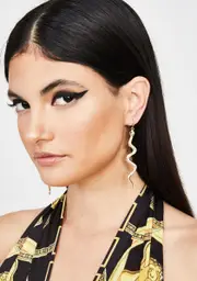 Deadliest Diva Snake Earrings