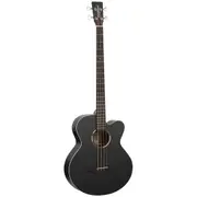 Tanglewood TWBBAB Blackbird Acoustic Bass Cutaway Electric Smokestack Satin